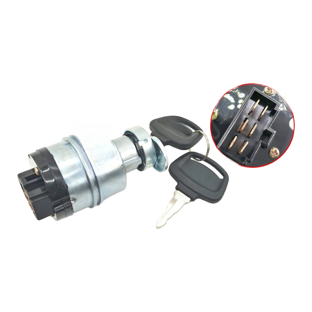 Heavy Equipment Company - Ignition Switch Lock Key For Kato