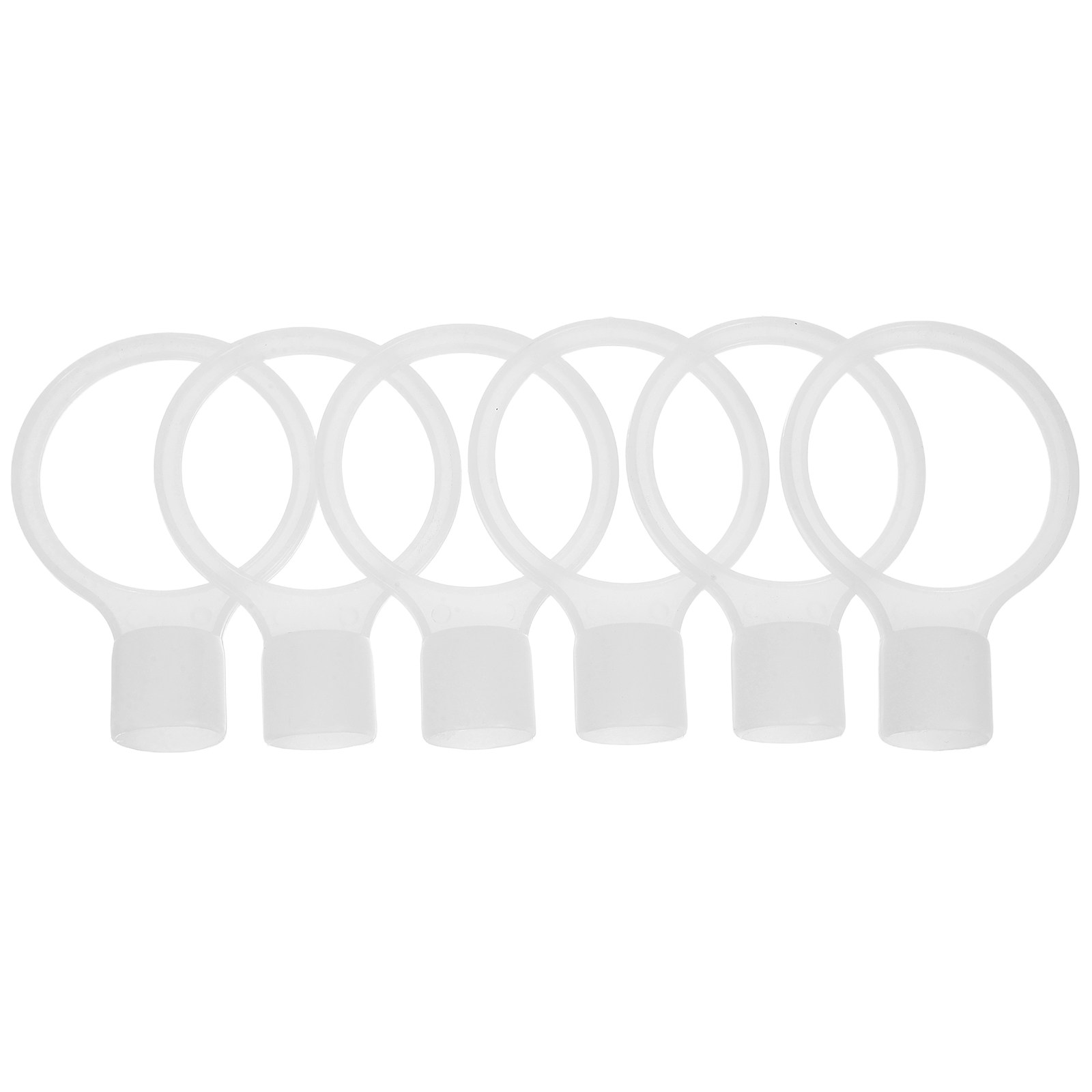 Road Traffic Cone - 6Pcs High Flexibility Plastic Safety Cone
