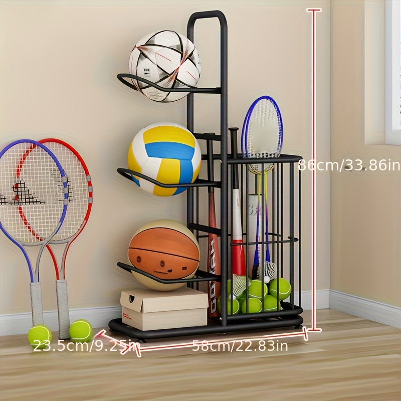 Heavy Equipment Company - Heavy-Duty Ball Storage Rack Organizer -