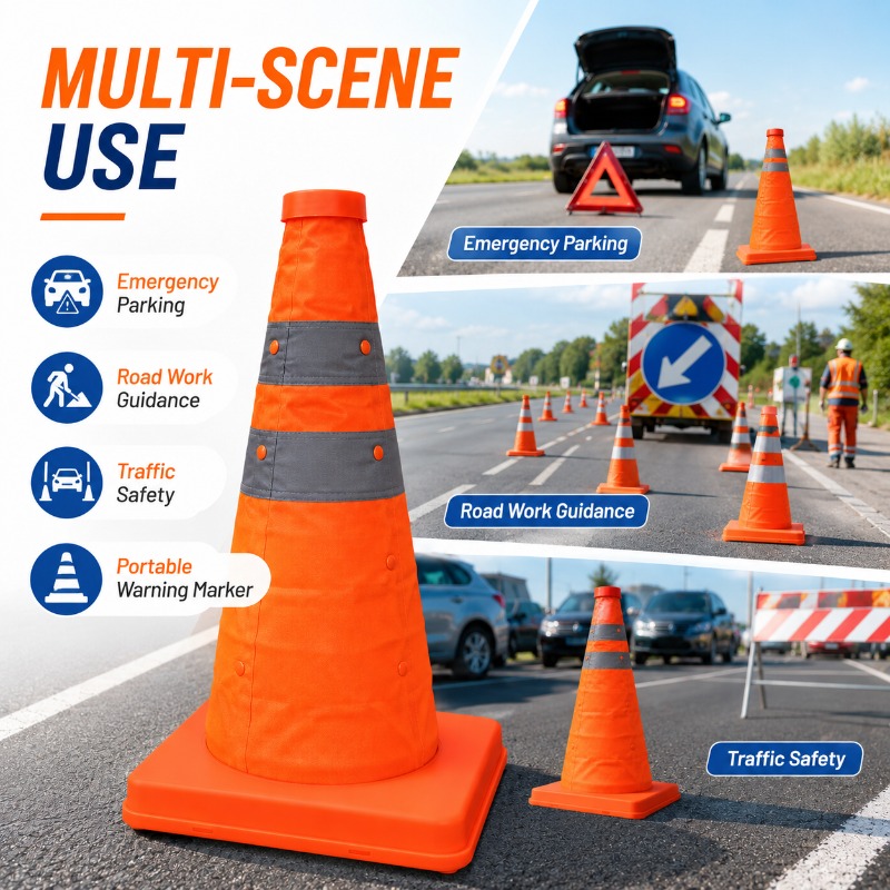 Portable Collapsible Traffic C - Road Traffic Cone recension och pris