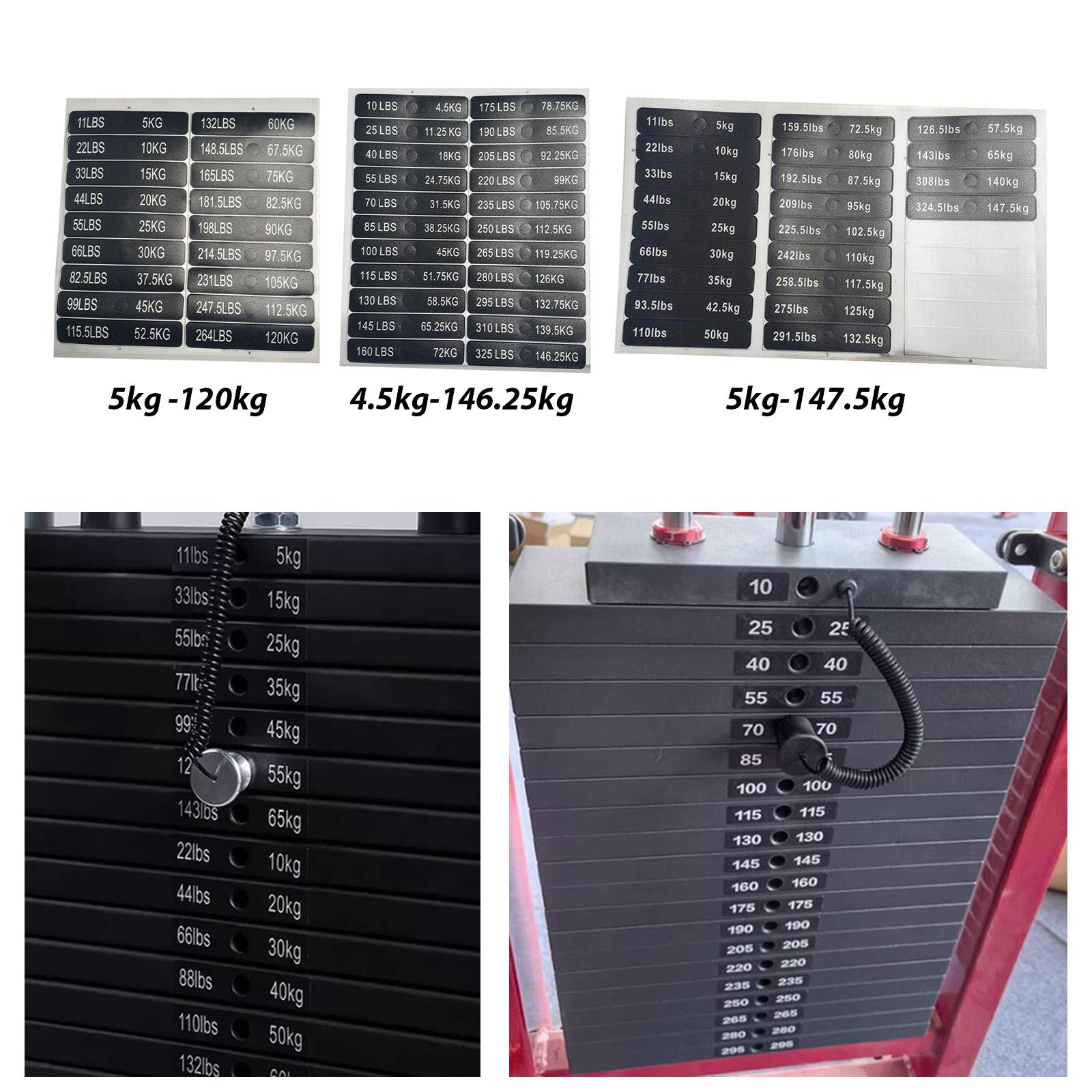 Weight Stack Labels Stickers G - Heavy Equipment Stickers recension och pris