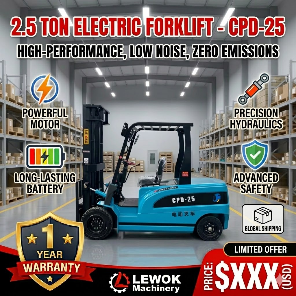 Electric Forklift Pallet Stack - Heavy Equipment Tires recension och pris