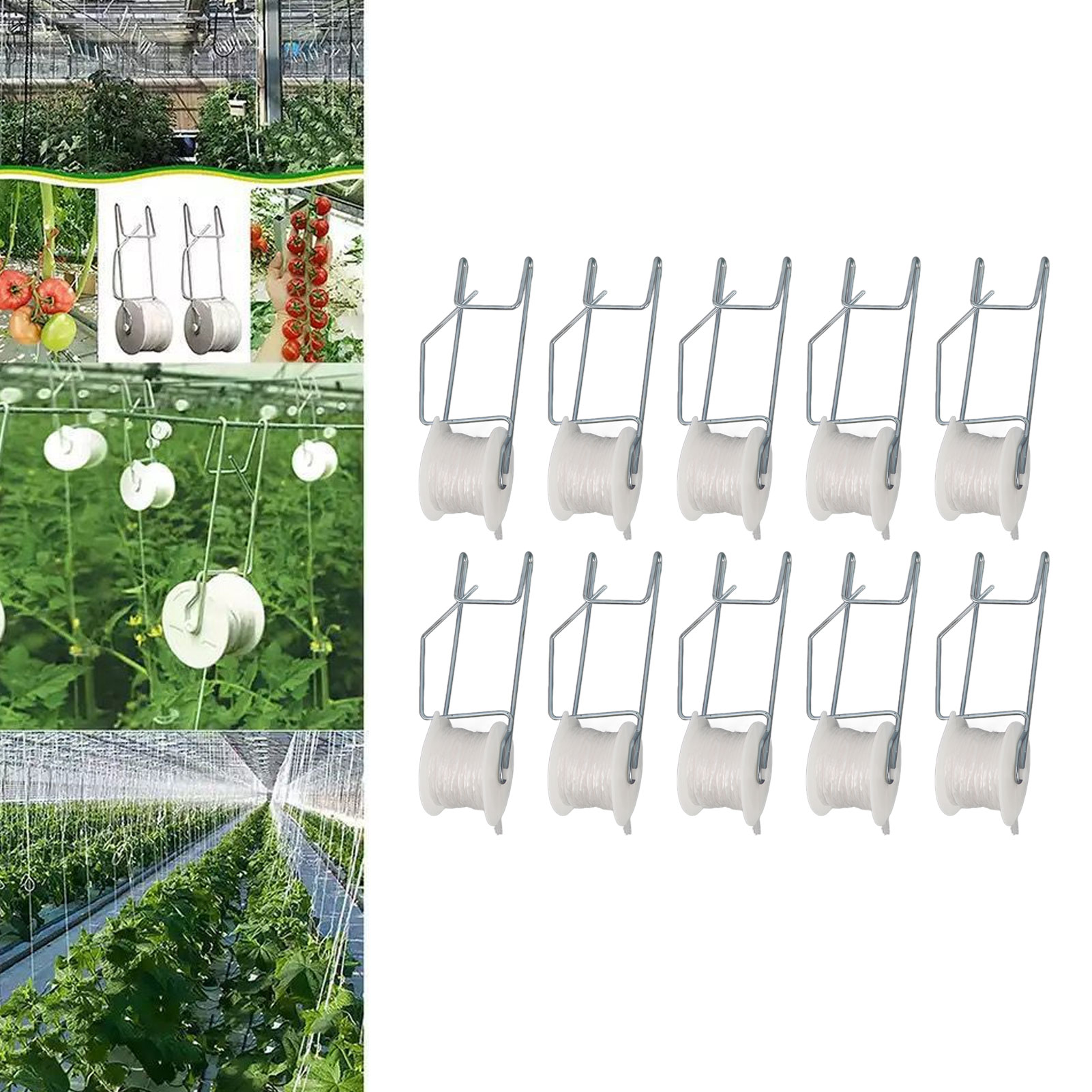 12Pcs Heavy‑Duty Tomato Trelli - Heavy Equipment Company recension och pris
