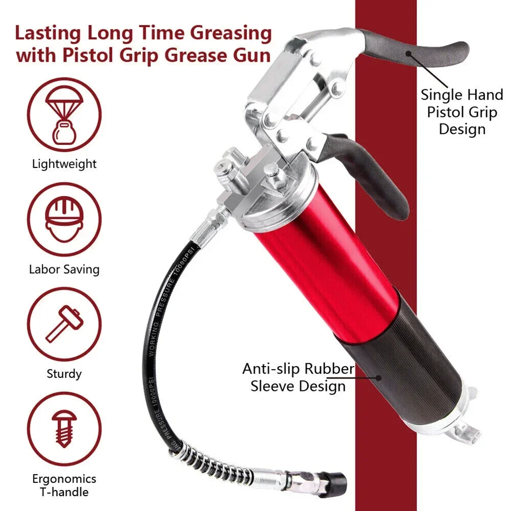 7000PSI Oil Grease Gun Kit Man - Grease For Heavy Equipment recension och pris