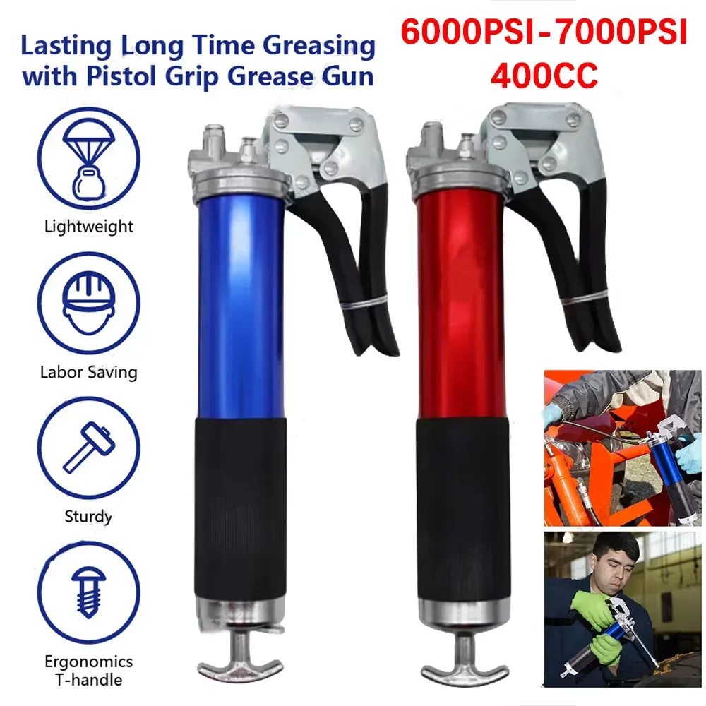 7000PSI Oil Grease Gun Kit Man - Grease For Heavy Equipment recension och pris