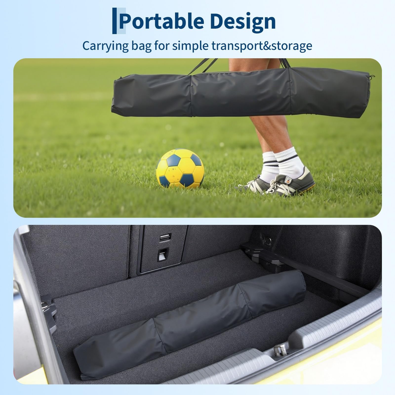 12x6ft Portable Soccer Goal He - Heavy Equipment Company recension och pris