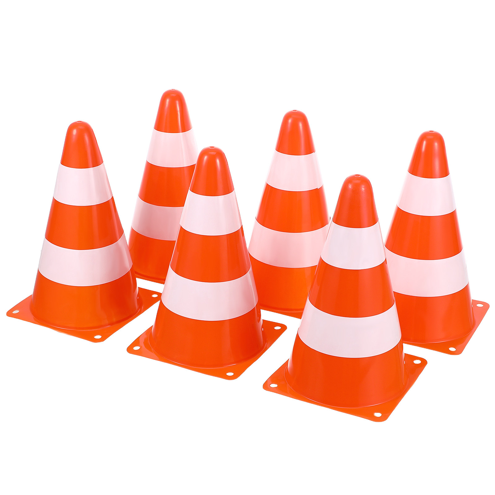 6Pcs Traffic Cones Bright Colo - Road Traffic Cone recension och pris